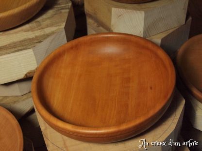 Assiette creuse en poirier – Image 3