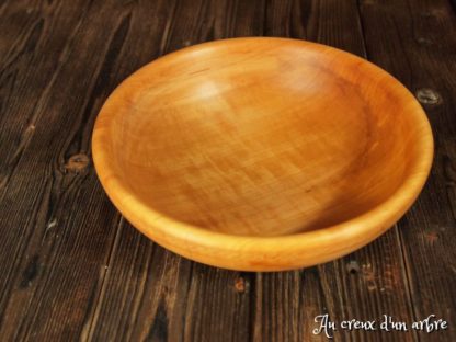 Assiette creuse en poirier – Image 3