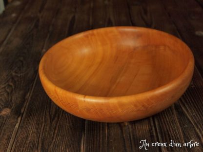 Assiette creuse en poirier – Image 5