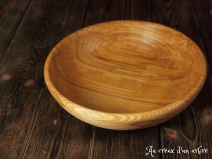 Assiette creuse en frêne-olivier – Image 5