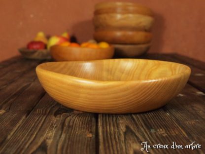 Assiette creuse en frêne – Image 4