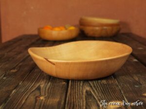 Assiette creuse en pommier 488