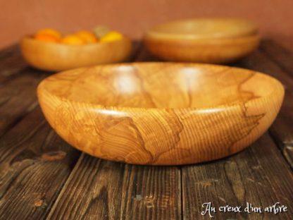 Assiette creuse en frêne-olivier – Image 8