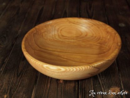 Assiette creuse en frêne-olivier – Image 4