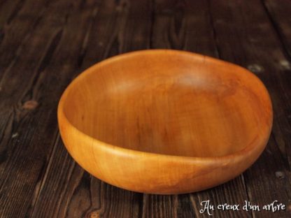 Assiette creuse en poirier – Image 4