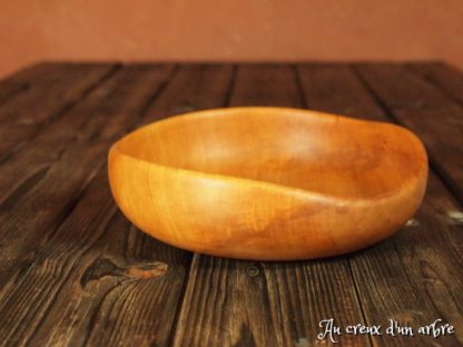 Assiette creuse en poirier – Image 2