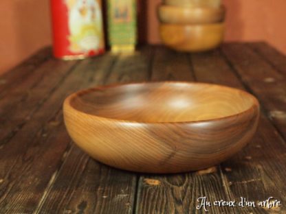 Assiette creuse en noyer – Image 4