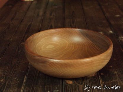 Assiette creuse en noyer – Image 2