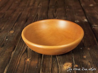 Assiette creuse en poirier – Image 5