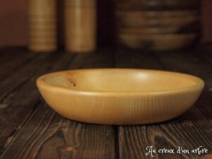 Assiette mi-creuse en érable - Taille bébé 411