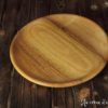Assiette plate en noyer – Image 2
