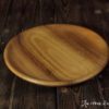 Assiette plate en noyer – Image 3