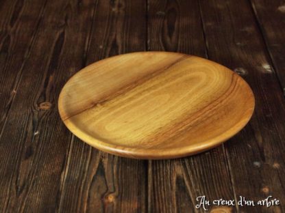 Assiette plate en noyer – Image 4