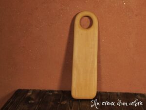 Planche à découper en bois de poirier