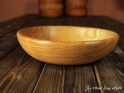 Assiette creuse en frêne-olivier – Image 5