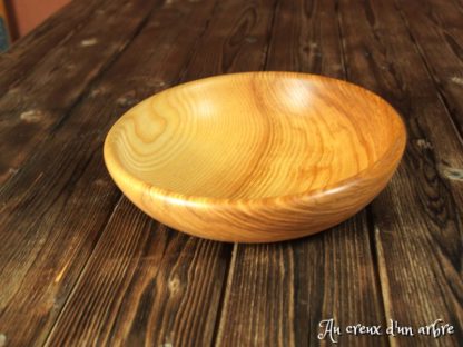 Assiette creuse en frêne-olivier – Image 3