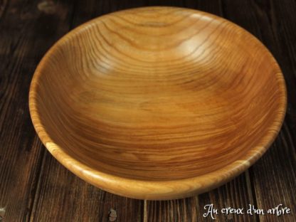 Assiette creuse en orme – Image 6
