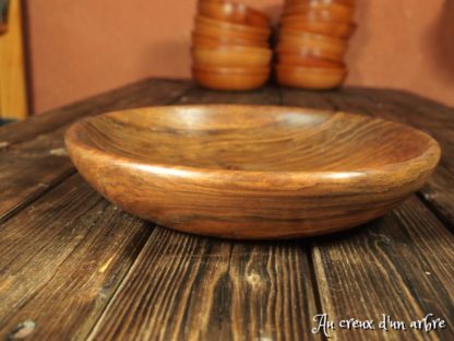 Assiette creuse en noyer – Image 4
