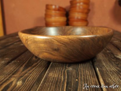 Assiette creuse en noyer – Image 5