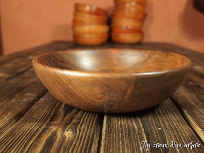 Assiette creuse en noyer – Image 3