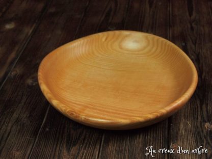 Assiette creuse en frêne-olivier – Image 4