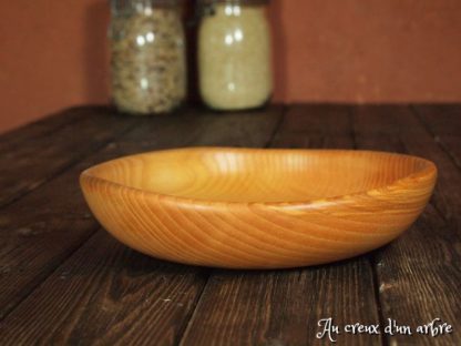 Assiette creuse en frêne – Image 4