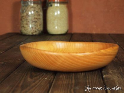 Assiette creuse en frêne – Image 2