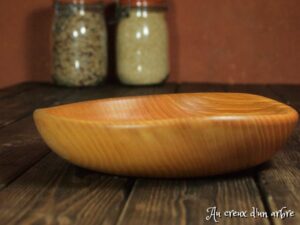 Assiette creuse en frêne 379