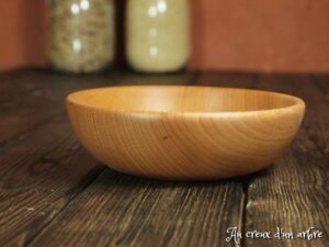 Assiette creuse en hêtre - Taille bébé 378