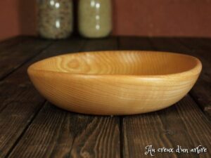 Assiette creuse en frêne - Taille bébé 377