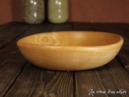 Assiette creuse en frêne - Taille bébé