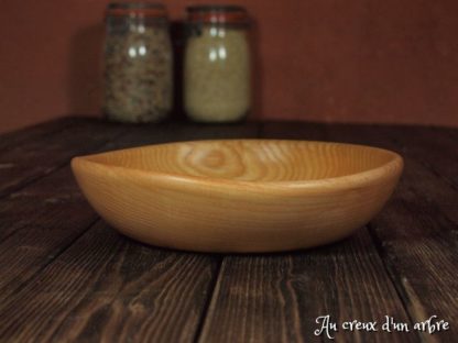 Assiette creuse en frêne - Taille bébé – Image 4