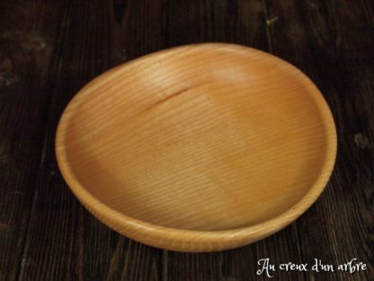 Assiette creuse en frêne – Image 3