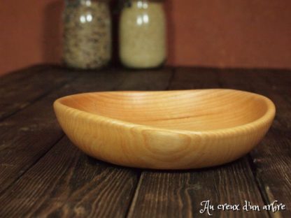 Assiette creuse en frêne – Image 5