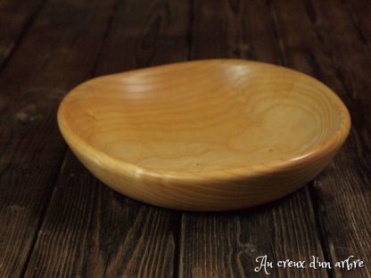 Assiette creuse en frêne – Image 2