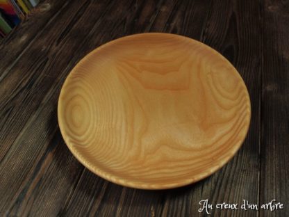 Assiette en frêne