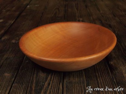 Assiette creuse en merisier – Image 6