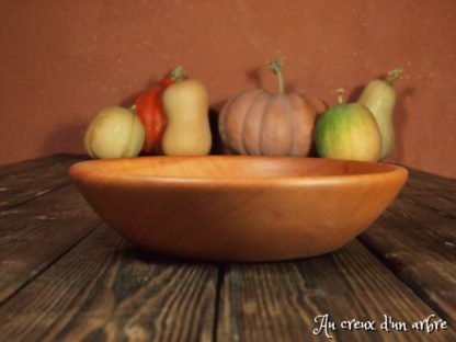 Assiette creuse en merisier – Image 5