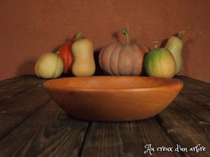 Assiette creuse en merisier – Image 3