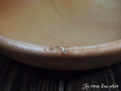 Assiette creuse en frêne – Image 6