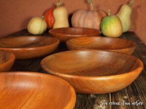 Assiettes creuses en platane 57