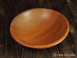 Assiette creuse en platane 361