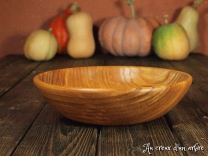 Assiette creuse en orme – Image 2