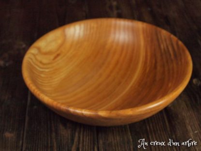 Assiette creuse en orme – Image 3