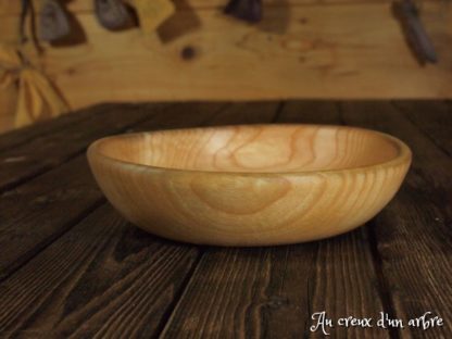 Assiette en frêne