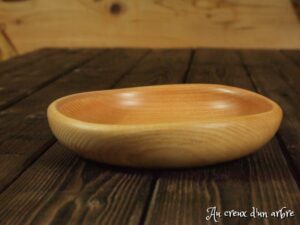 Assiette bébé en frêne