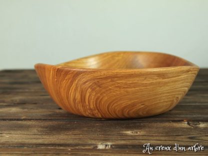 Assiette creuse en frêne-olivier – Image 4