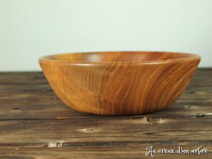 Assiette creuse en frêne-olivier – Image 4