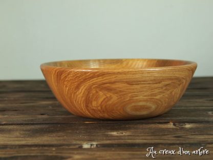 Assiette creuse en frêne-olivier – Image 3