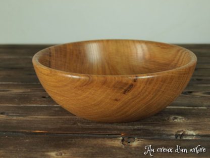 Assiette creuse en chêne – Image 4